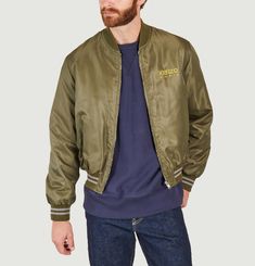 Blouson bomber siglé