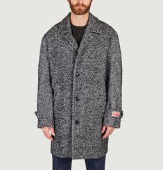 Mid-length mottled coat