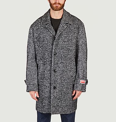 Mid-length mottled coat