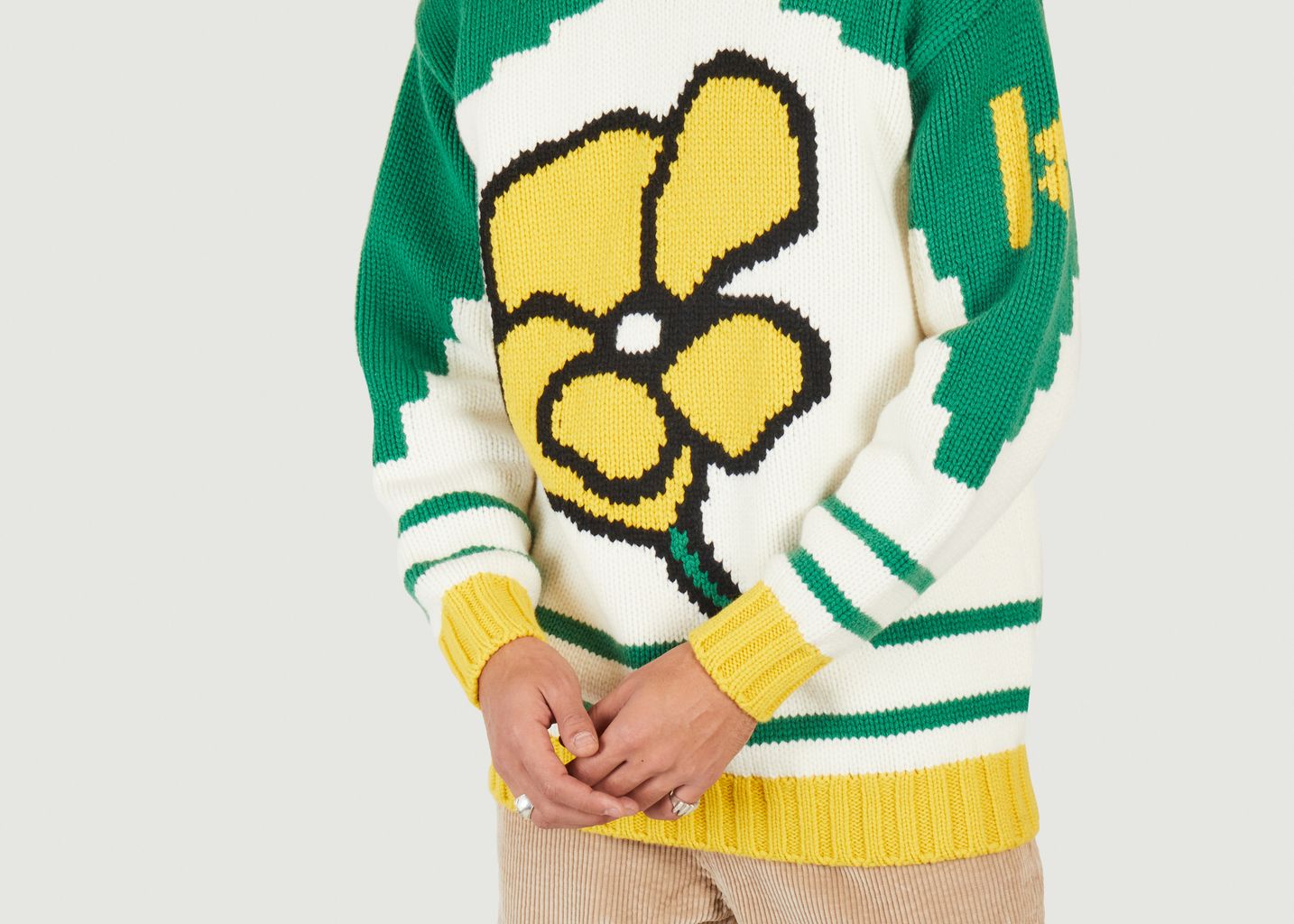 Oversized-Sweater mit Poppy-Muster - Kenzo