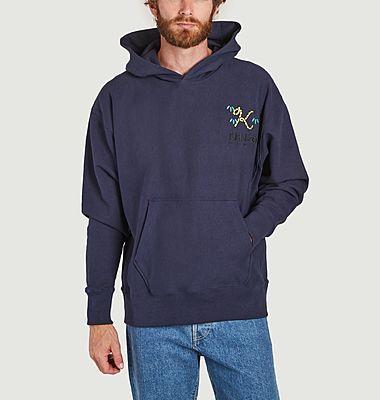 Oversized Hoodie with Tiger Tale K embroidery