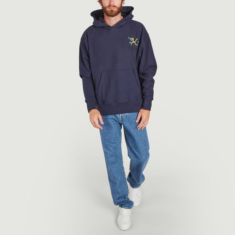 Oversized Hoodie with Tiger Tale K embroidery - Kenzo