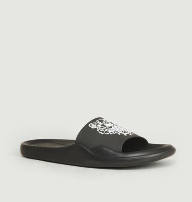 Mules tigre brodé