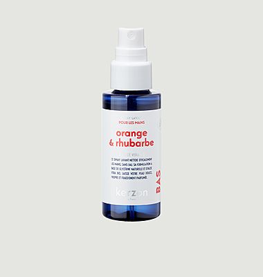 Spray lavant pour mains Orange & Rhubarbe 50ml