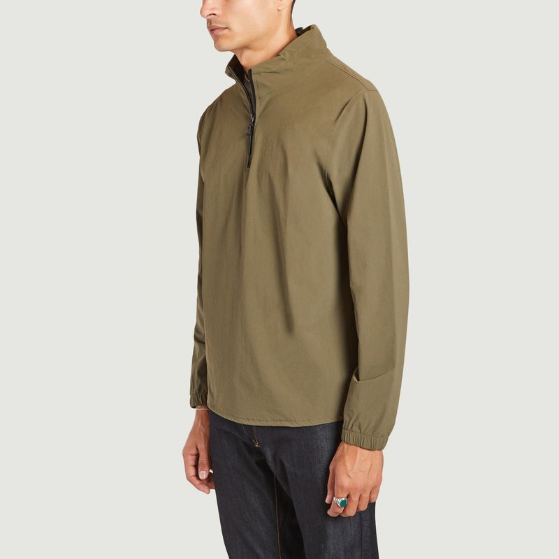 Crieff trucker collar windbreaker Olive 