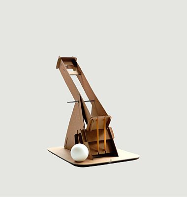 3D-Katapult aus Holz
