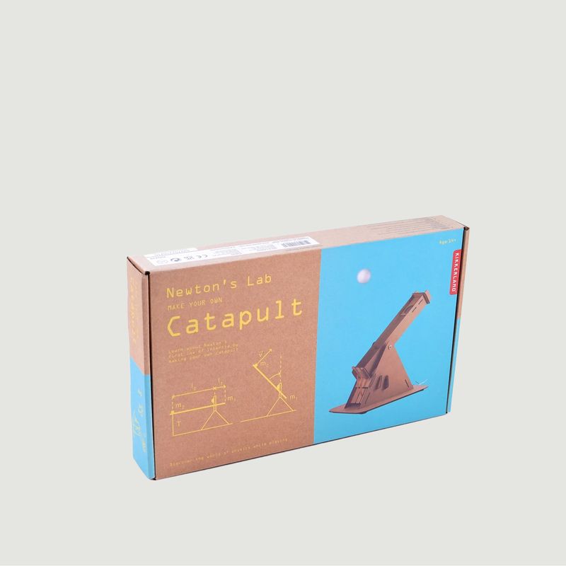 Catapulte 3D en carton - Kikkerland