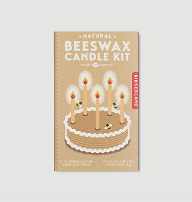 Natural beeswax candle kit