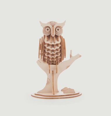 Wooden 3D Owl Puzzle