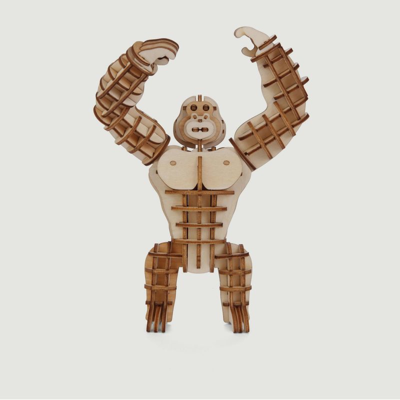 Gorilla 3D Holzpuzzle - Kikkerland