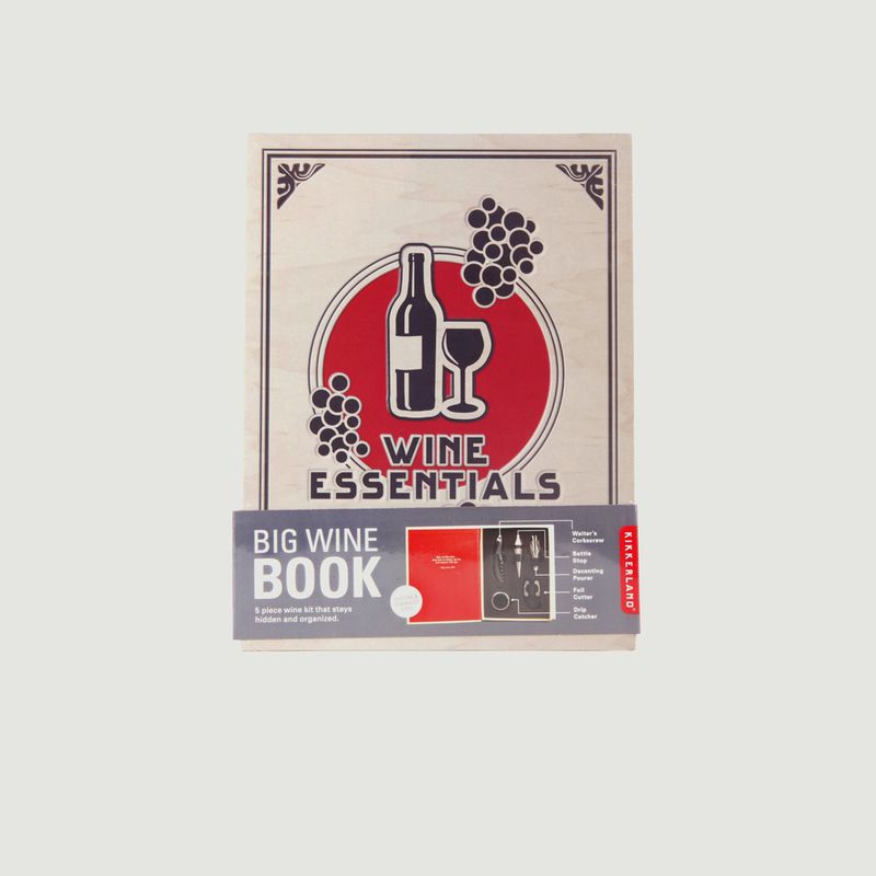 Coffret à Vin Livre - Kikkerland