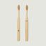 Pack of Bamboo Toothbrushes - Kikkerland