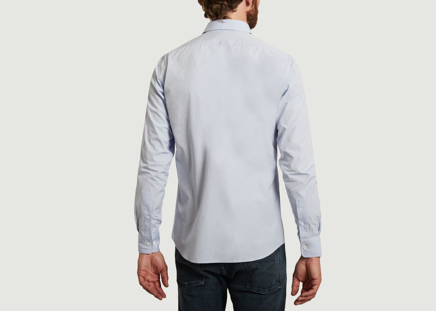 Chemise classique brodée Fox Head - Maison Kitsuné