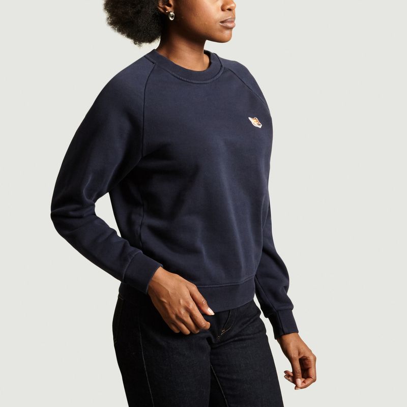 Sweatshirt Siglé Manches Raglan - Maison Kitsuné