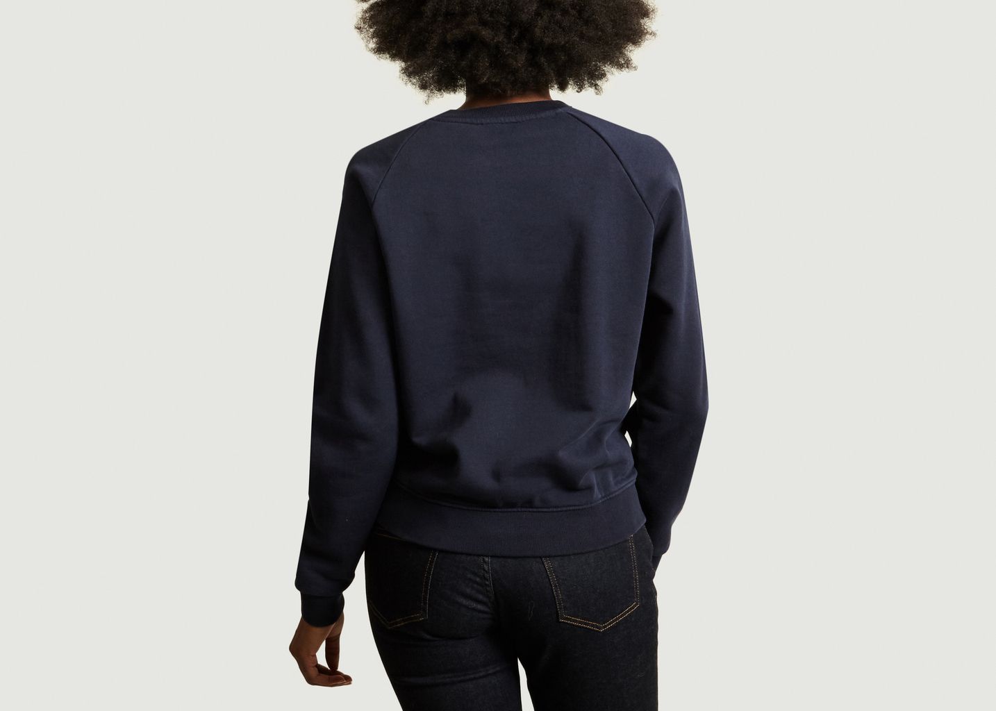 Sweatshirt Siglé Manches Raglan - Maison Kitsuné