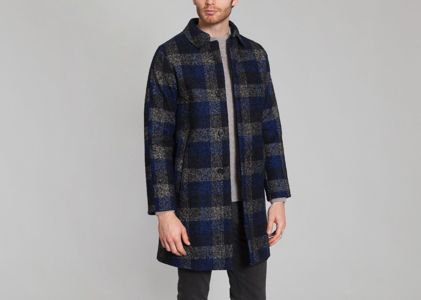 Manteau Check - Maison Kitsuné