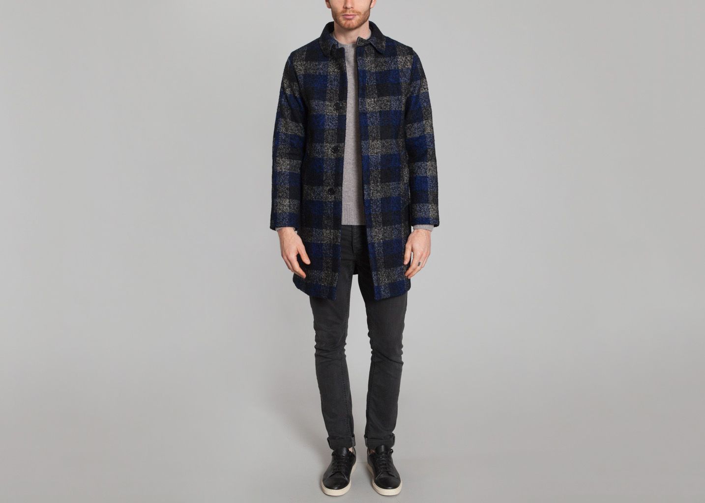 Manteau Check - Maison Kitsuné