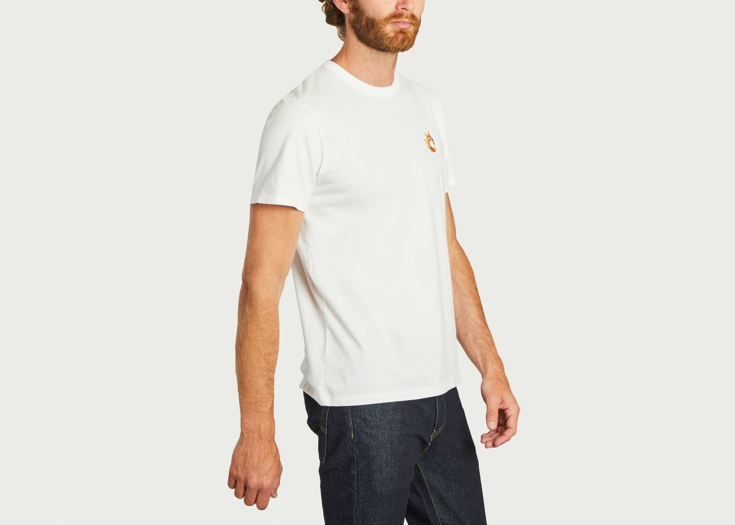 T-shirt avec patch All Right Fox - Maison Kitsuné