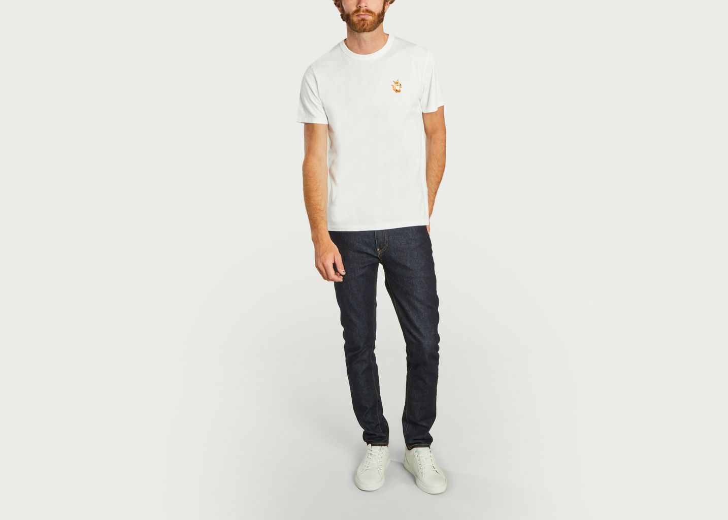 T-shirt avec patch All Right Fox - Maison Kitsuné