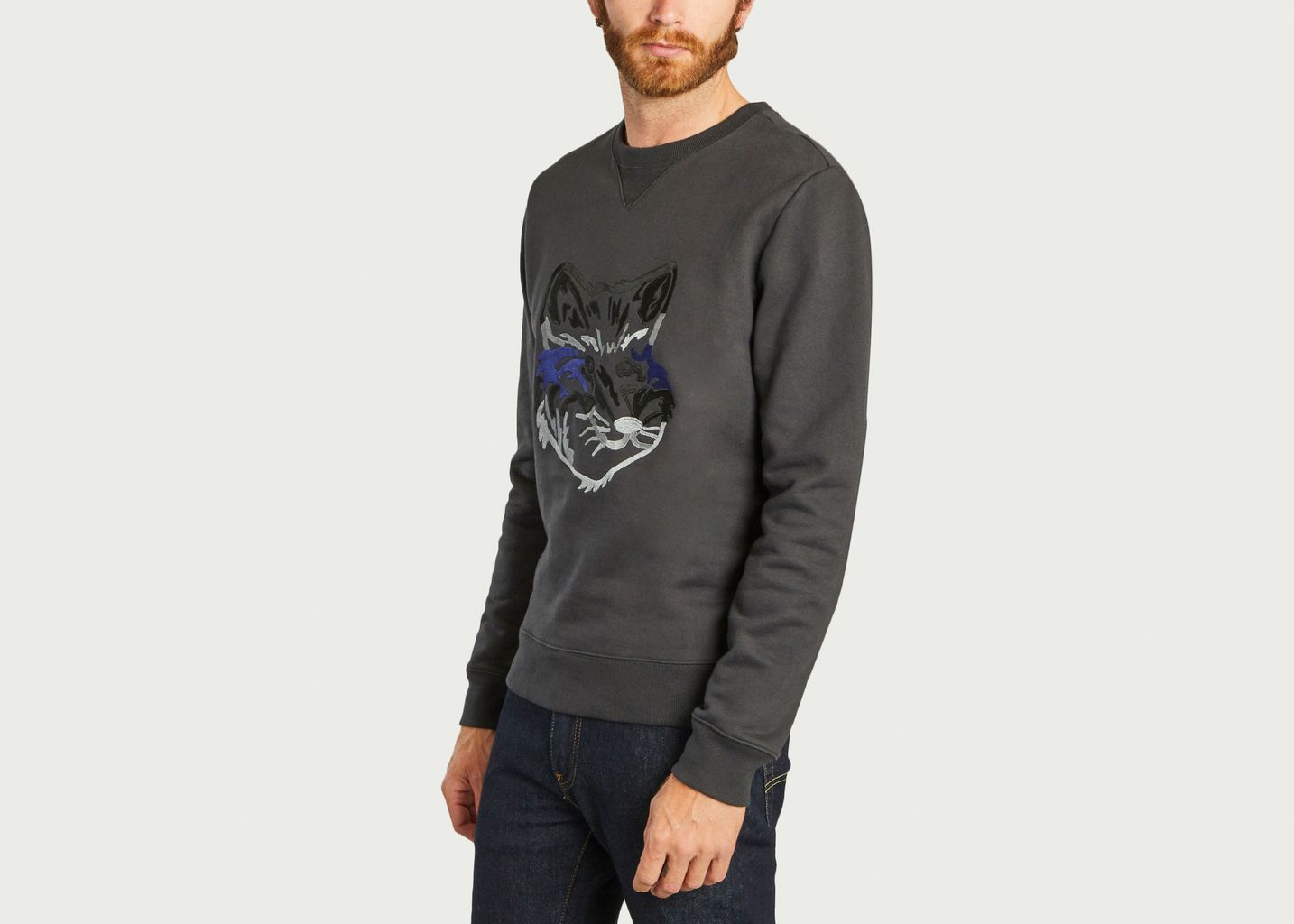 Sweatshirt brodé renard - Maison Kitsuné