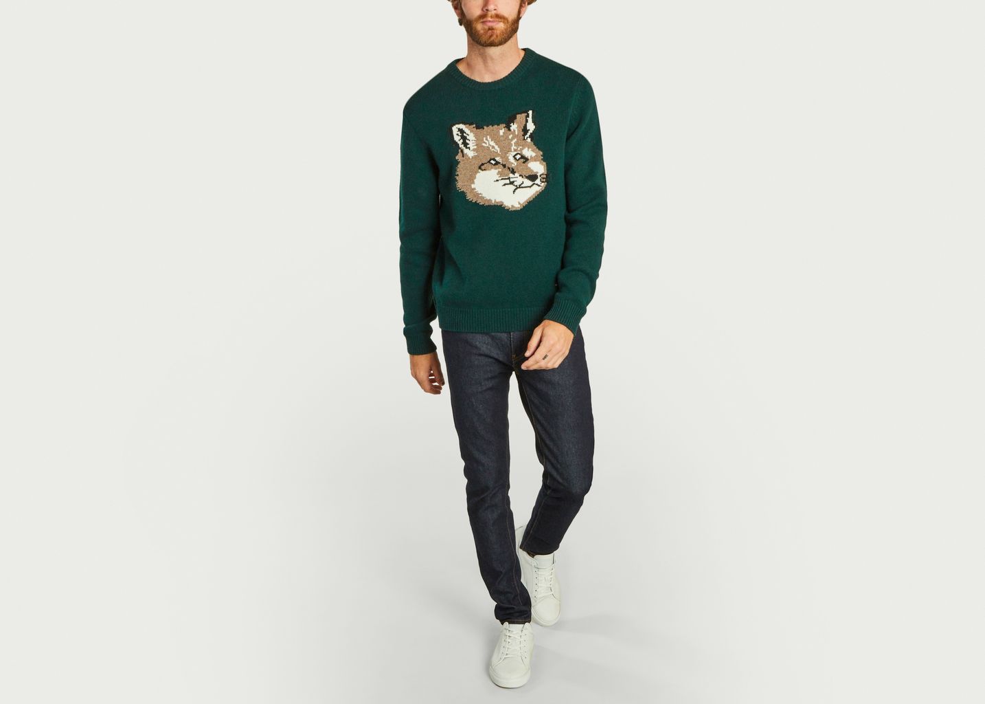 Pullover brodé - Maison Kitsuné