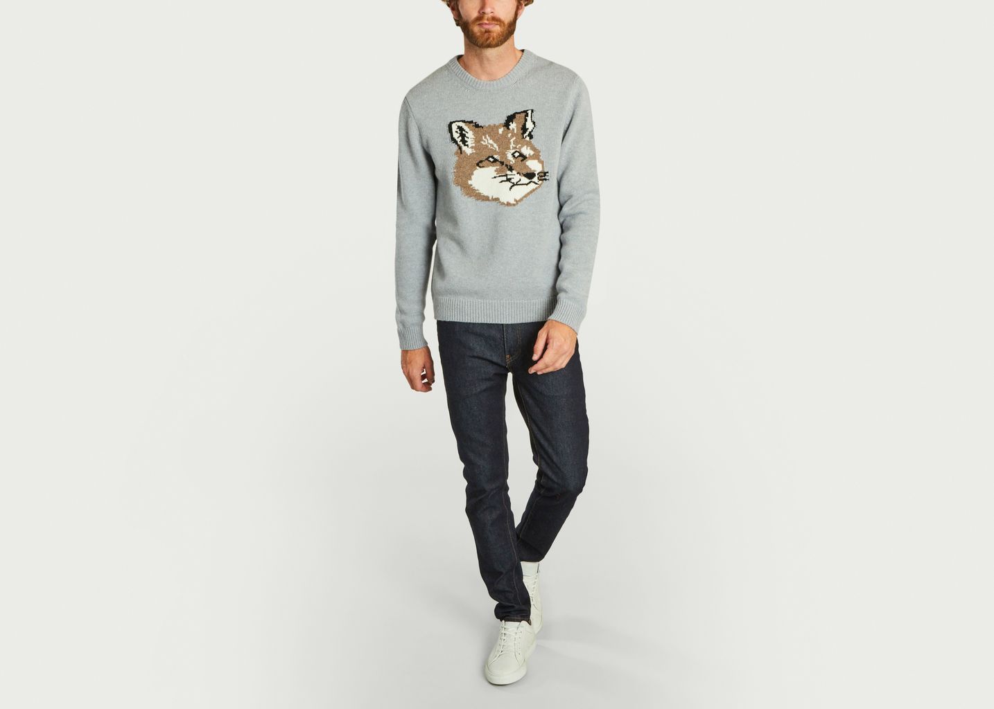 Pullover brodé - Maison Kitsuné
