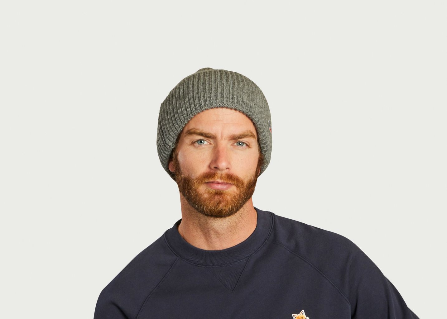 Bonnet logo fox tricolore - Maison Kitsuné
