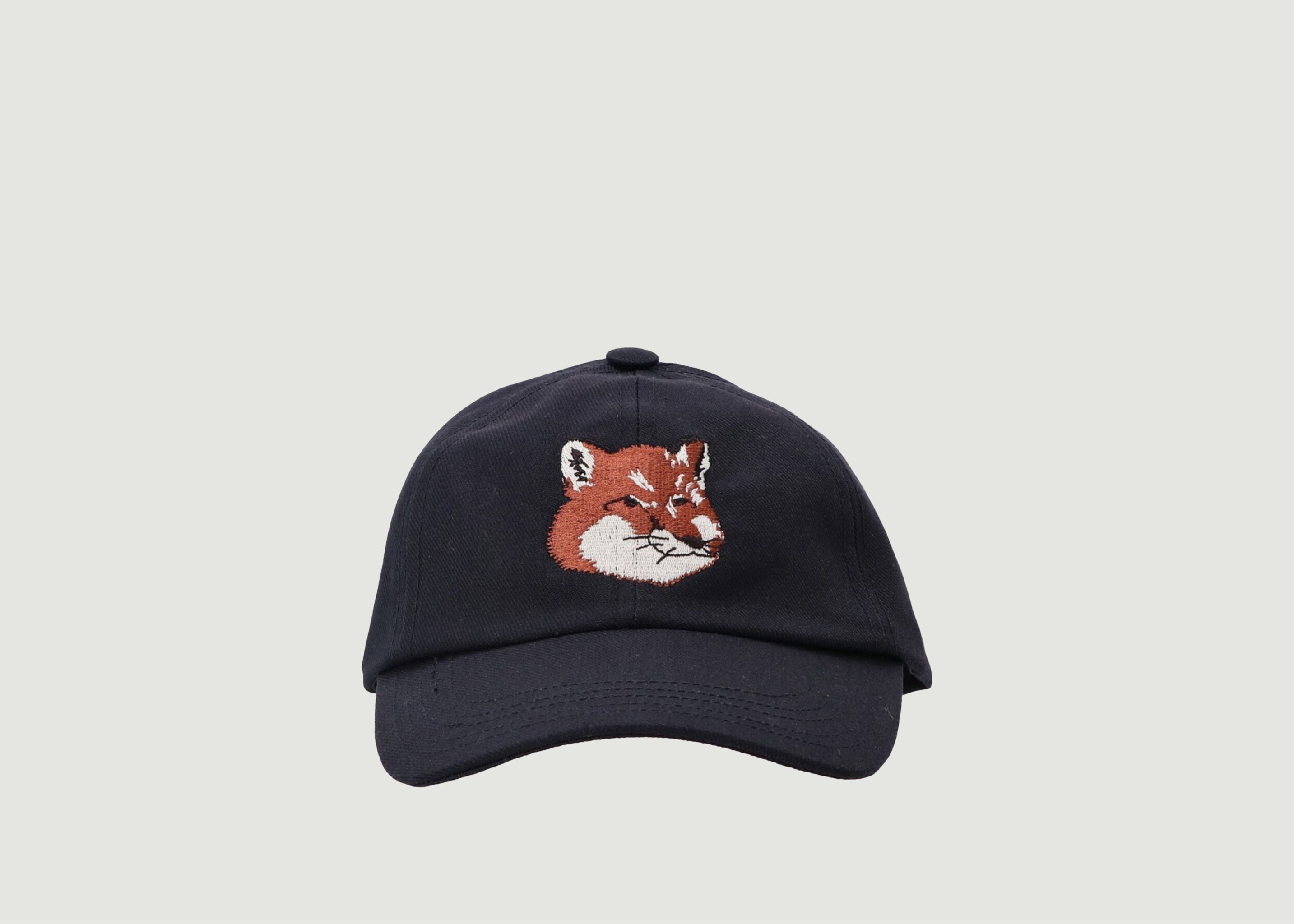 Fuchs Kopf gestickte Mütze - Maison Kitsuné