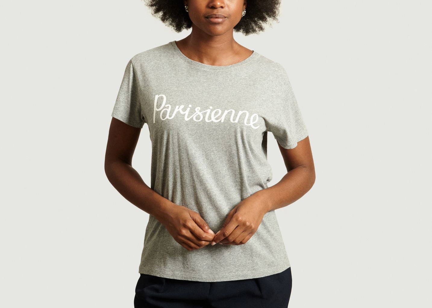 T-Shirt Lettrage Parisienne - Maison Kitsuné