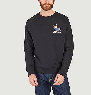 Sweat-shirt Renard Habillé 