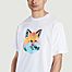 matière Large fox print t-shirt - Maison Kitsuné