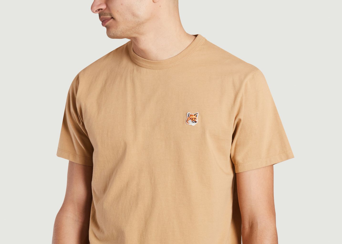 T-shirt Fox head patch - Maison Kitsuné