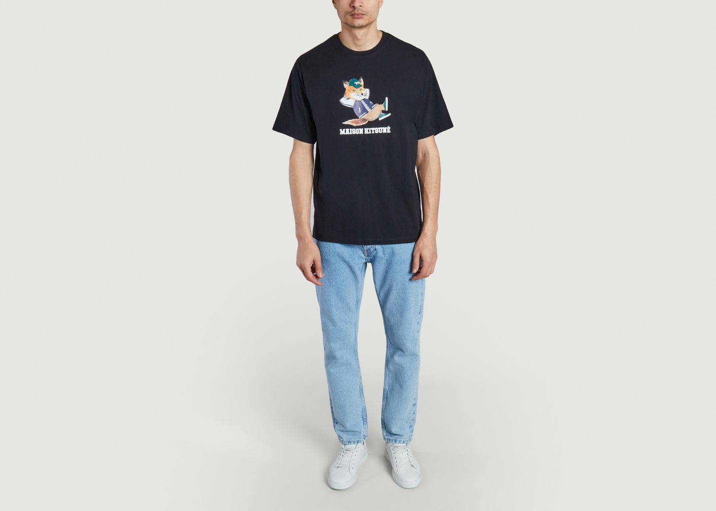 Large fox print t-shirt - Maison Kitsuné