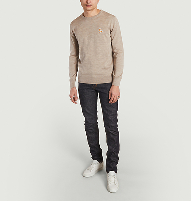 Pull en laine Fox Patch Chillax
