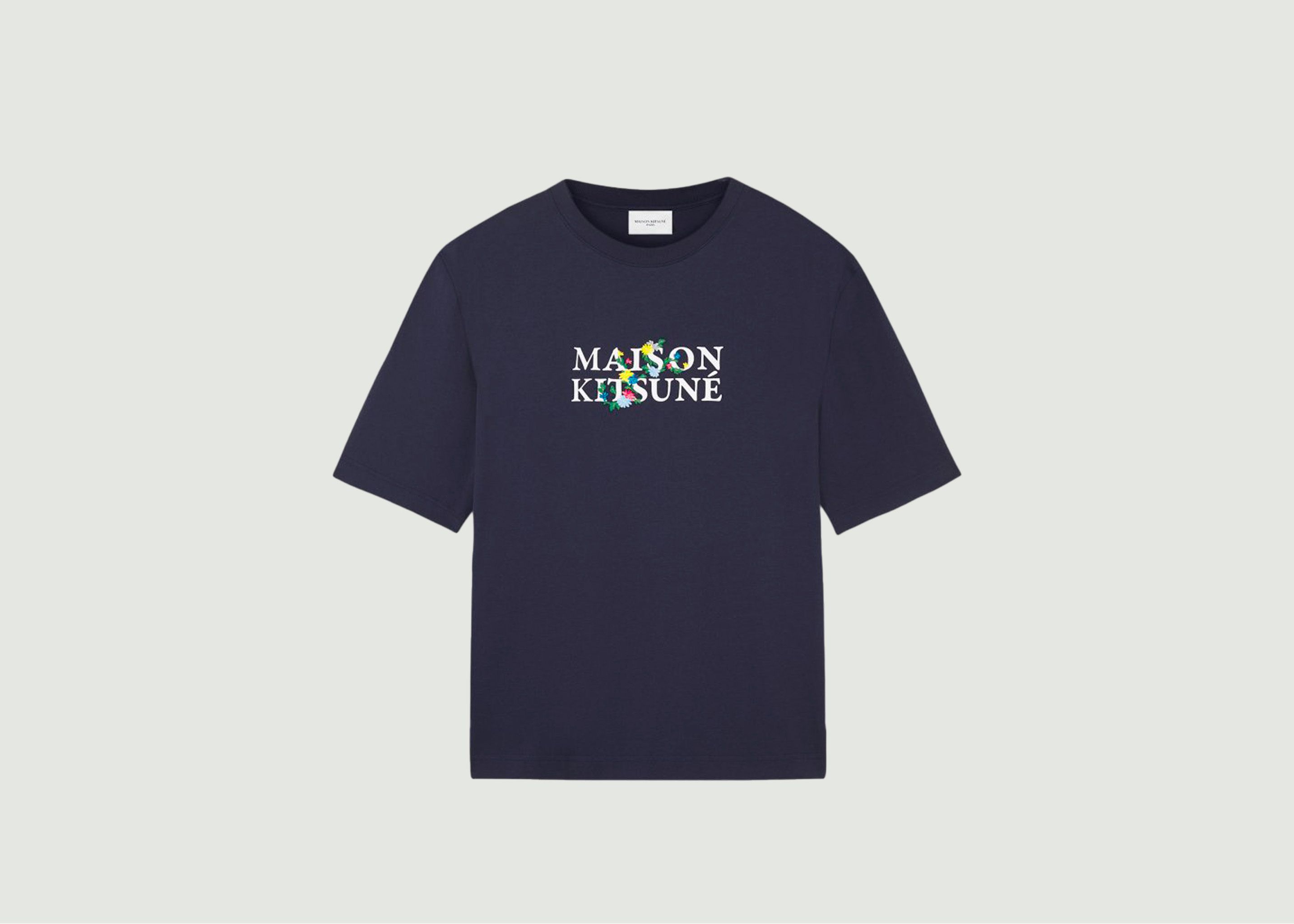 T-shirt floral  - Maison Kitsuné