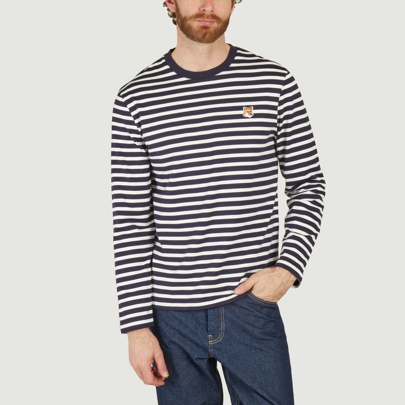 Striped t-shirt - Maison Kitsuné