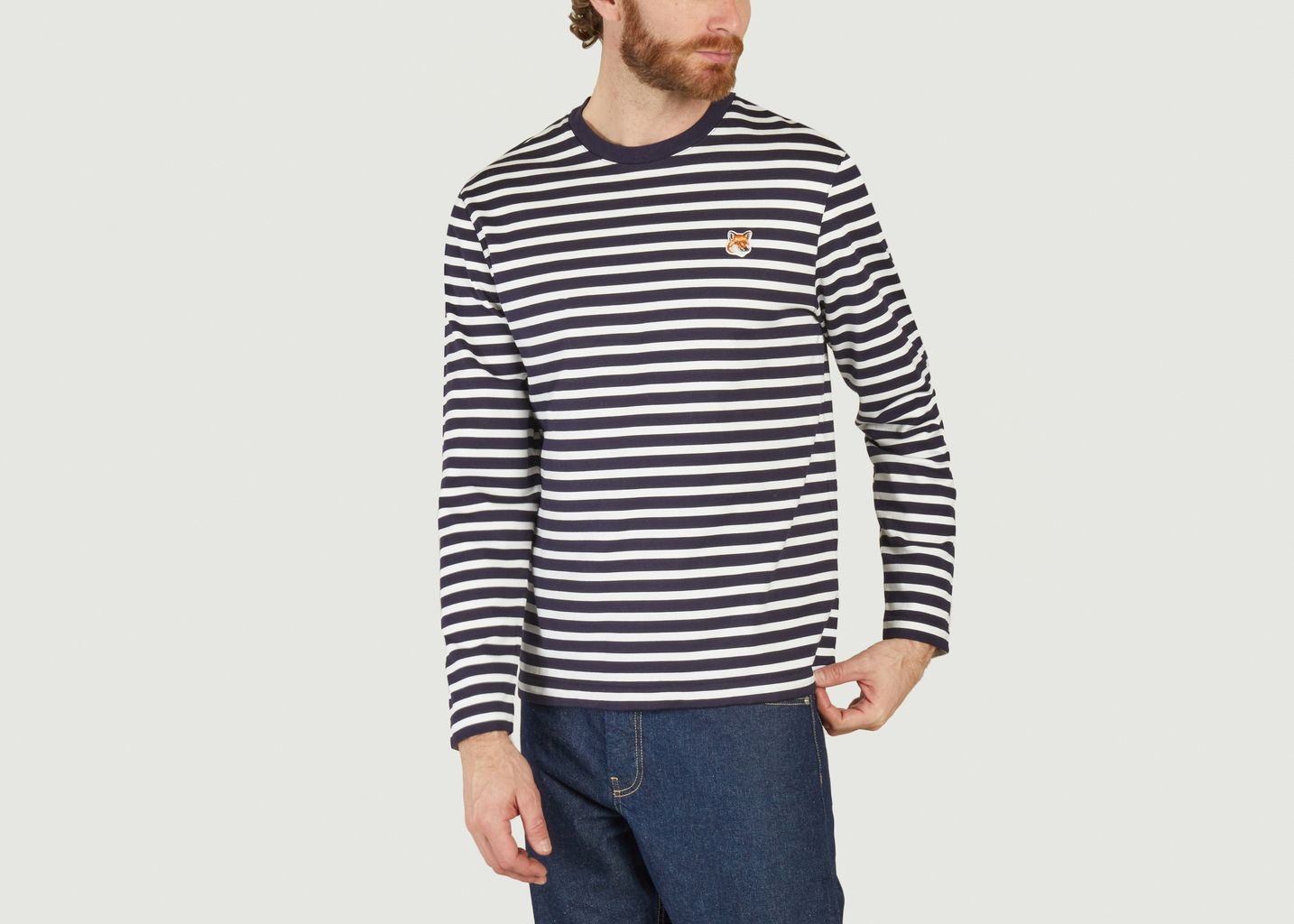 Striped t-shirt - Maison Kitsuné