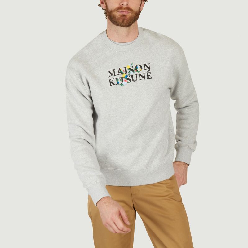 Floral sweatshirt - Maison Kitsuné