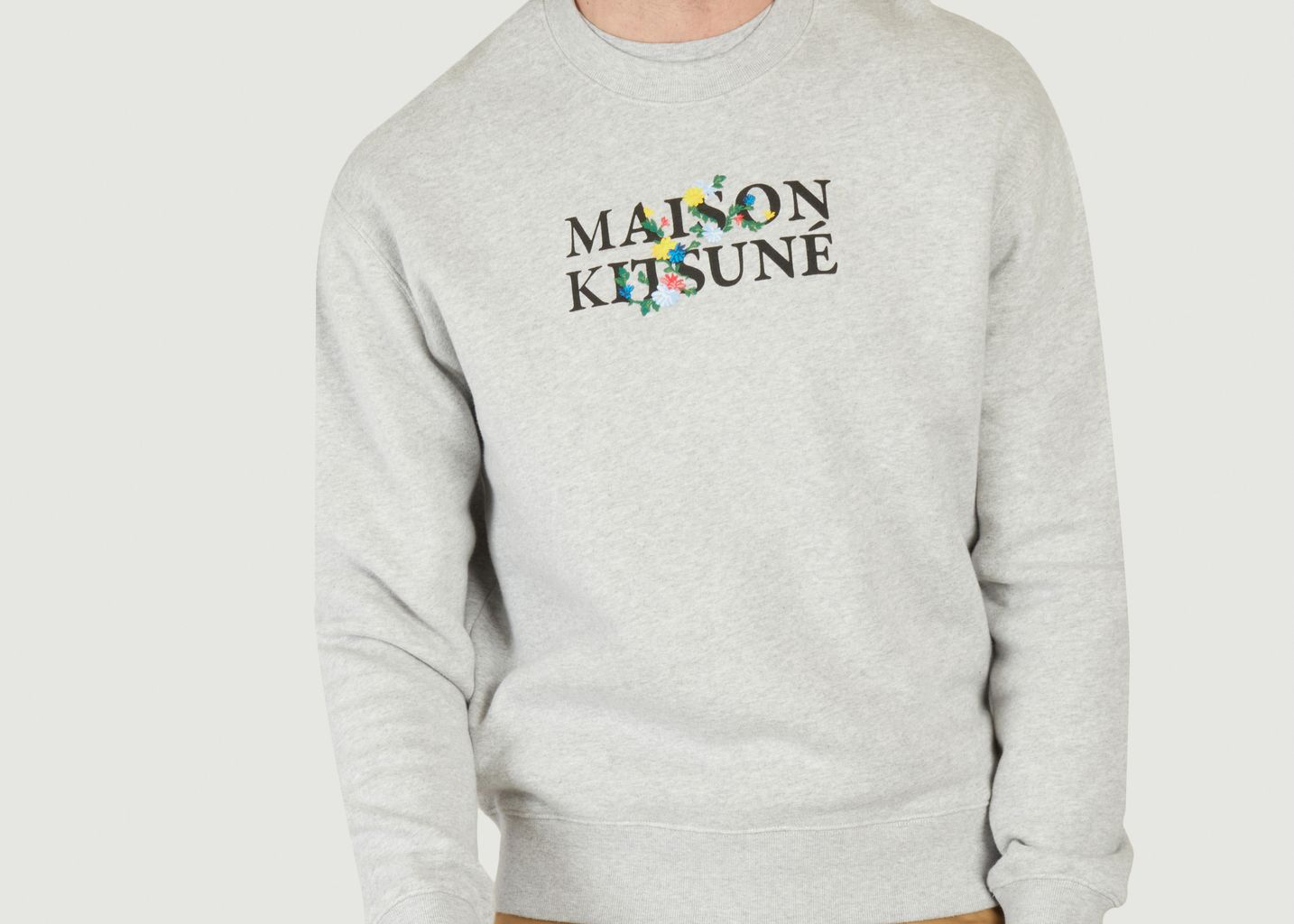 Geblümtes Sweatshirt - Maison Kitsuné
