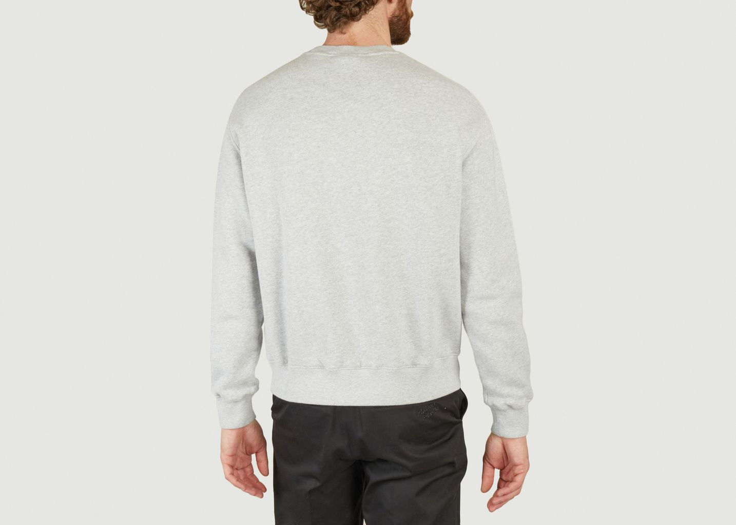 College Fox Printed Sweatshirt - Maison Kitsuné