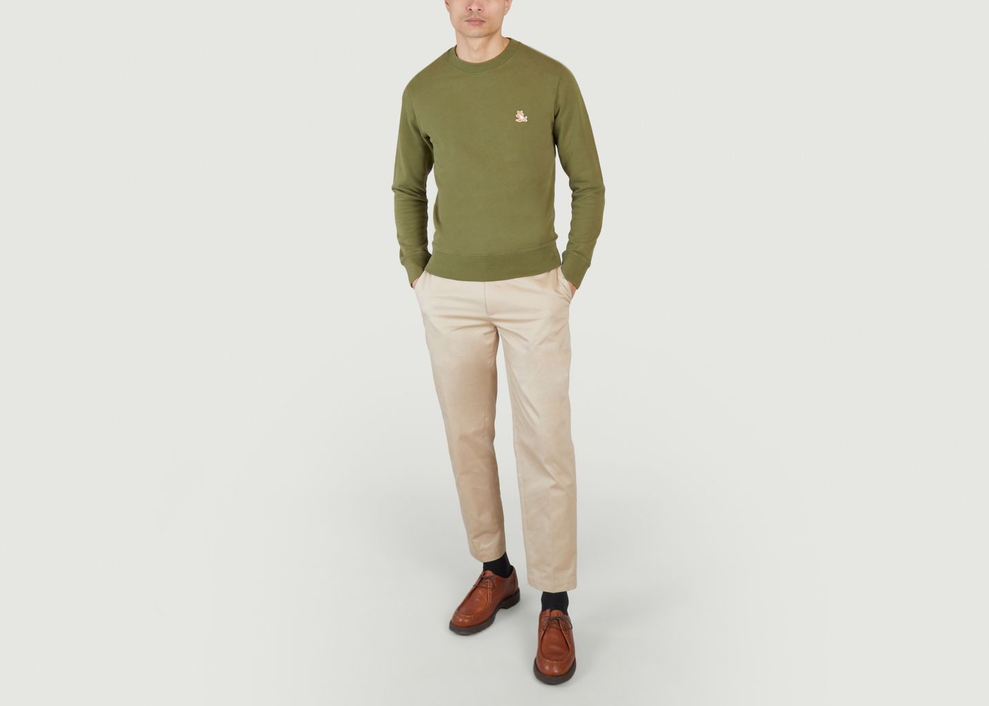 Sweatshirt Regular Patch Chillax - Maison Kitsuné