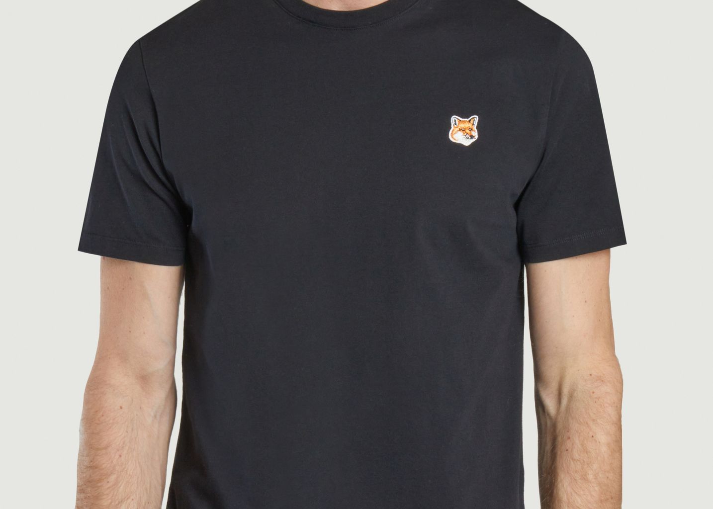 T-shirt Patch Fox Head - Maison Kitsuné