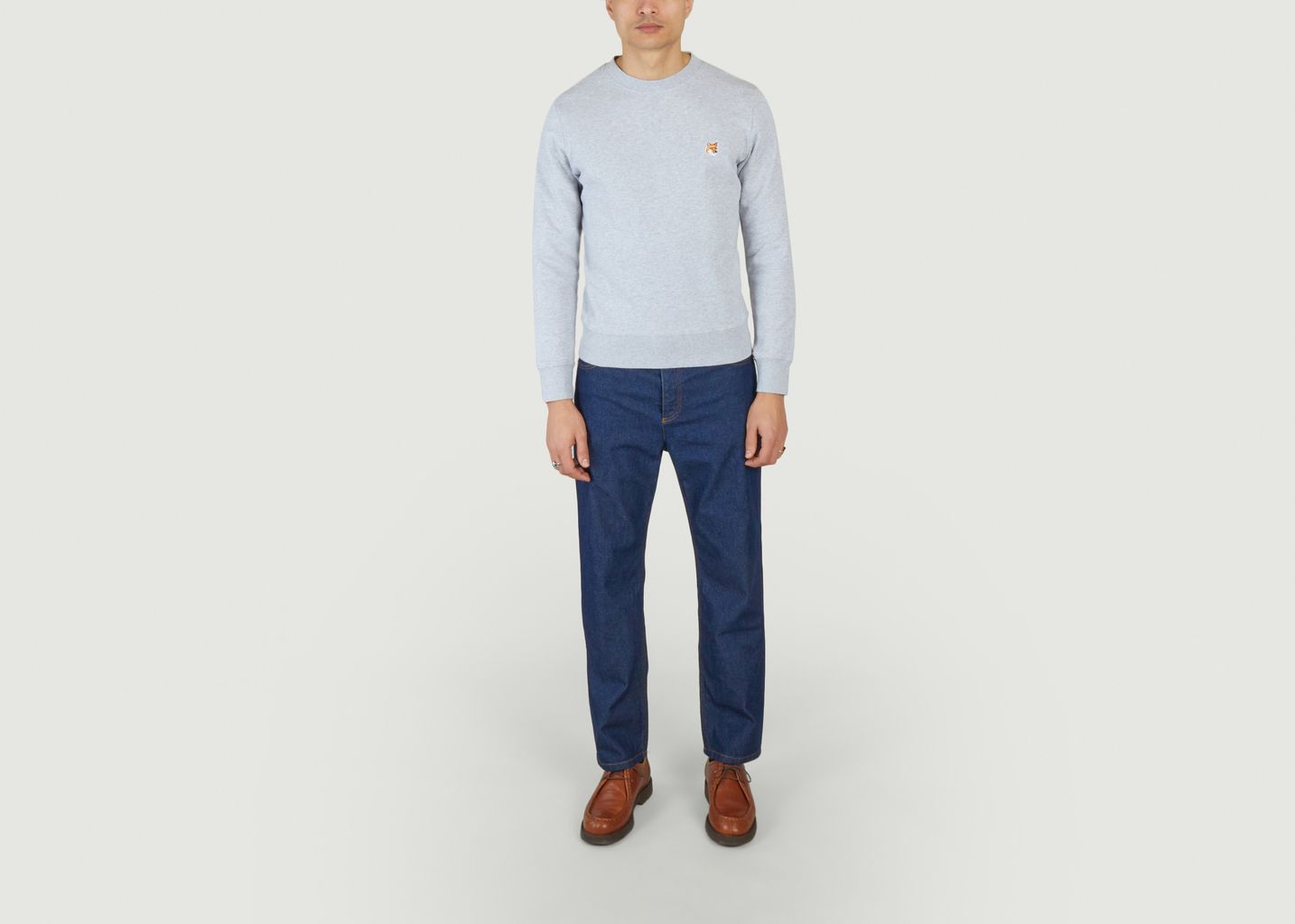 Fox Patch Sweat Top - Maison Kitsuné