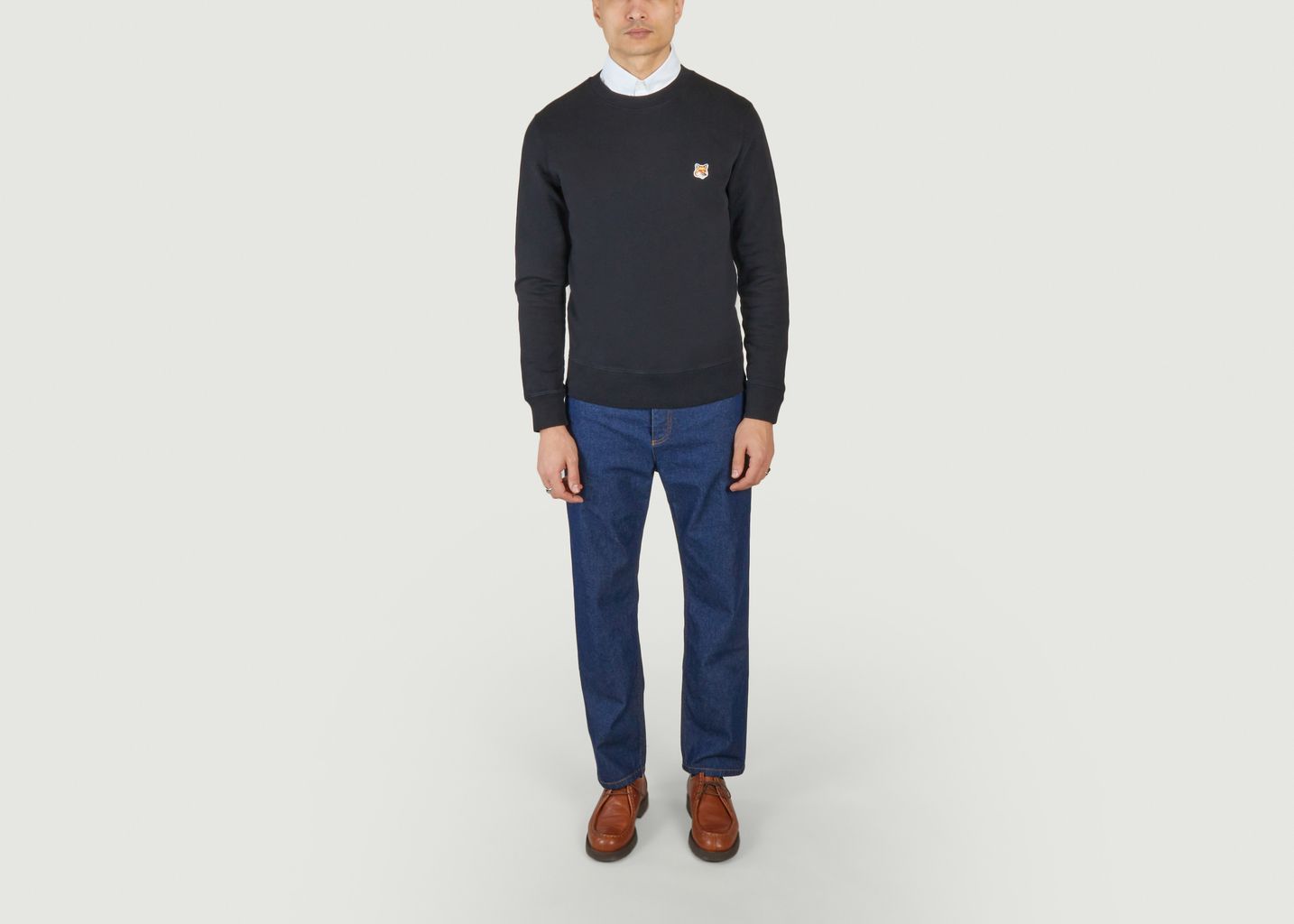 Fox Patch Sweat Top - Maison Kitsuné