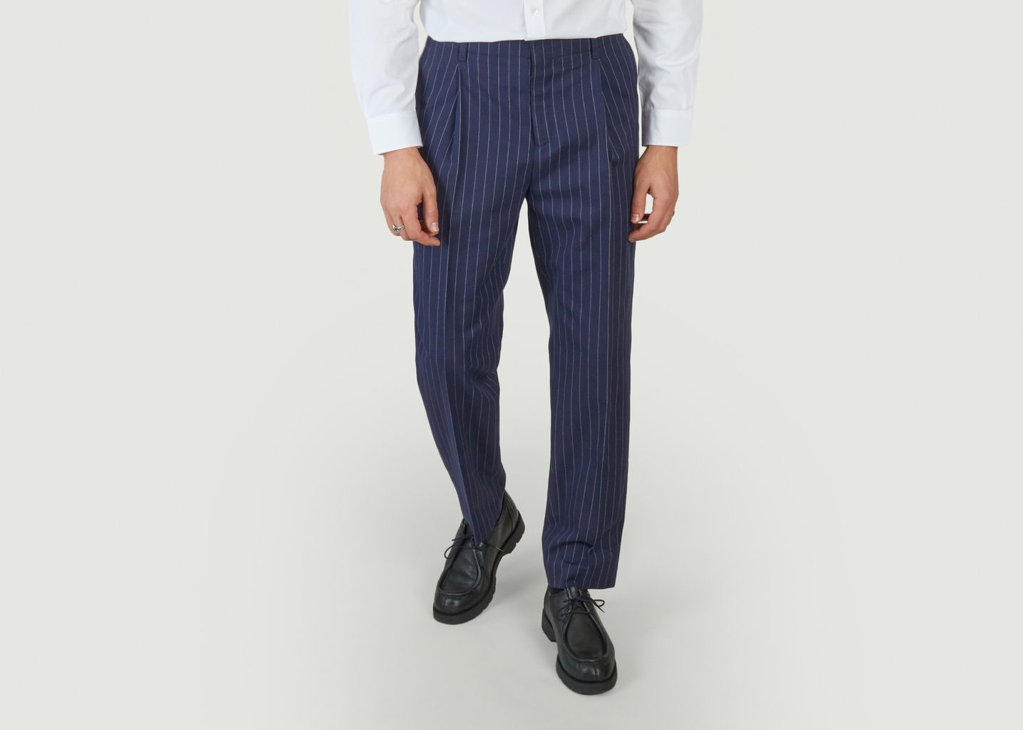 Tailored Pleated Pants - Maison Kitsuné