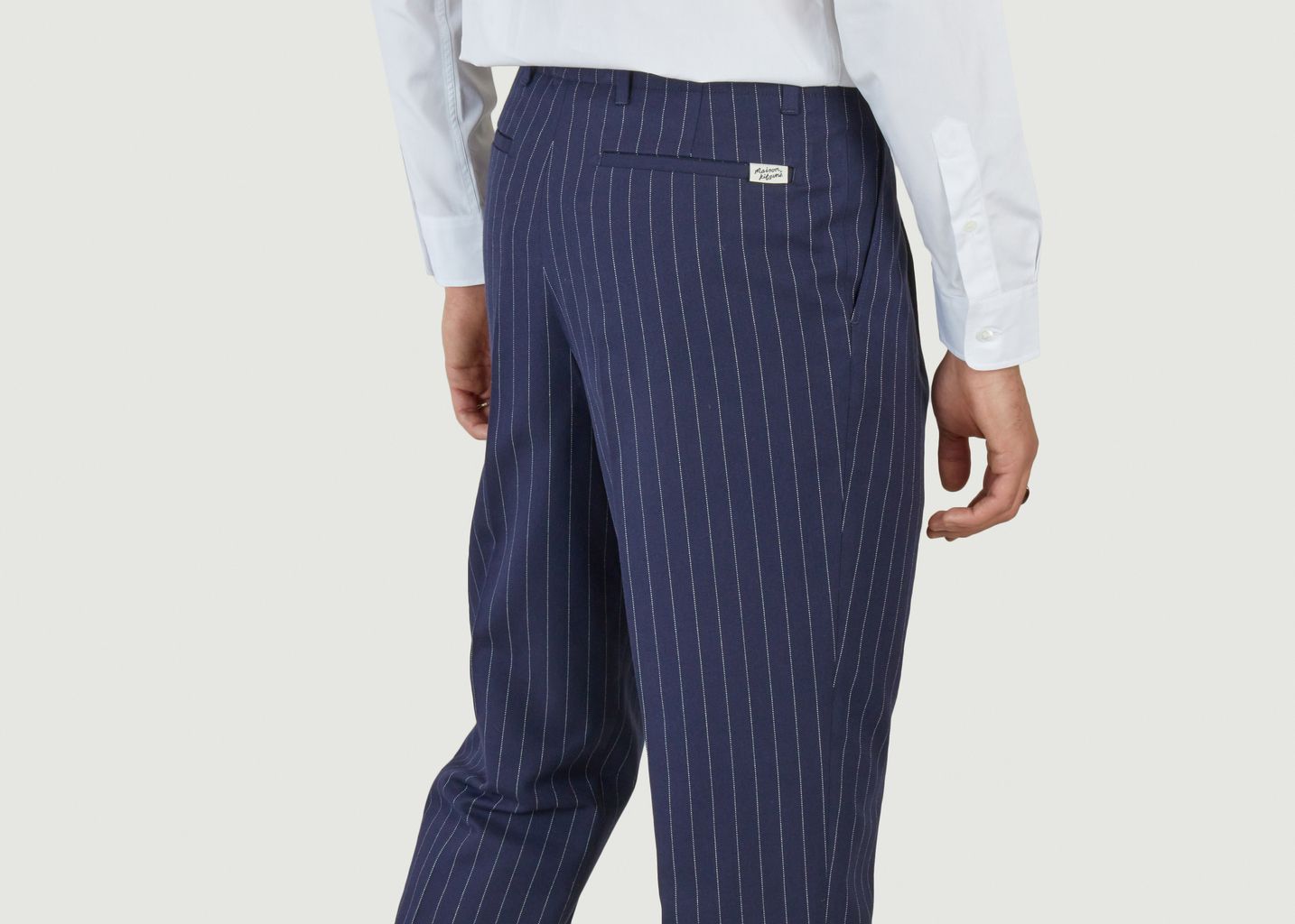 Tailored Pleated Pants - Maison Kitsuné