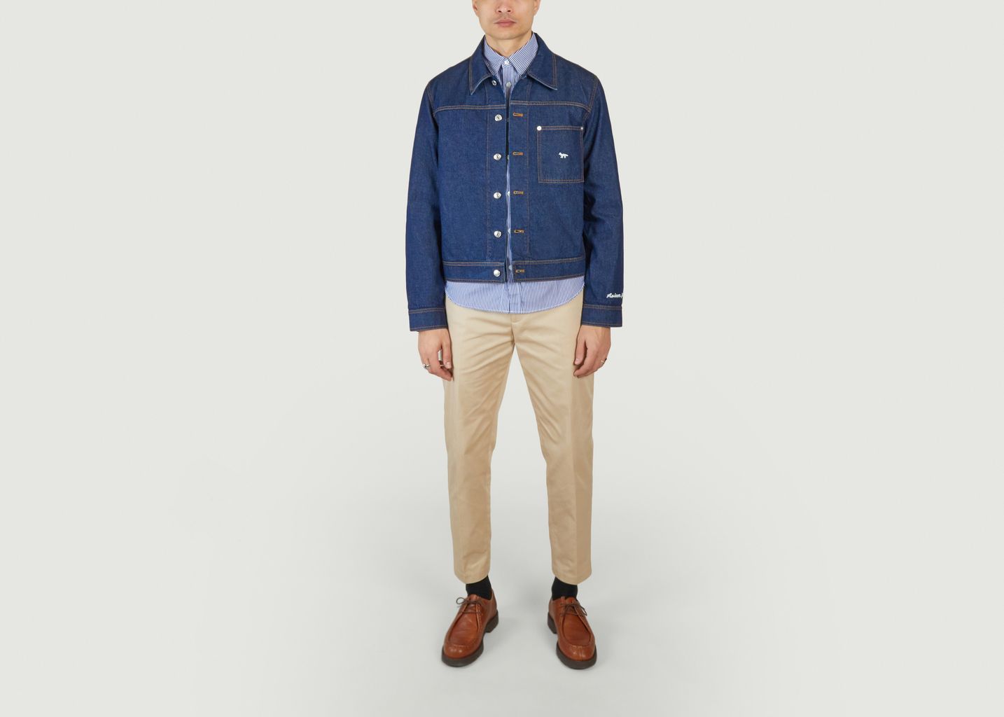 Veste Droit en Jean - Maison Kitsuné