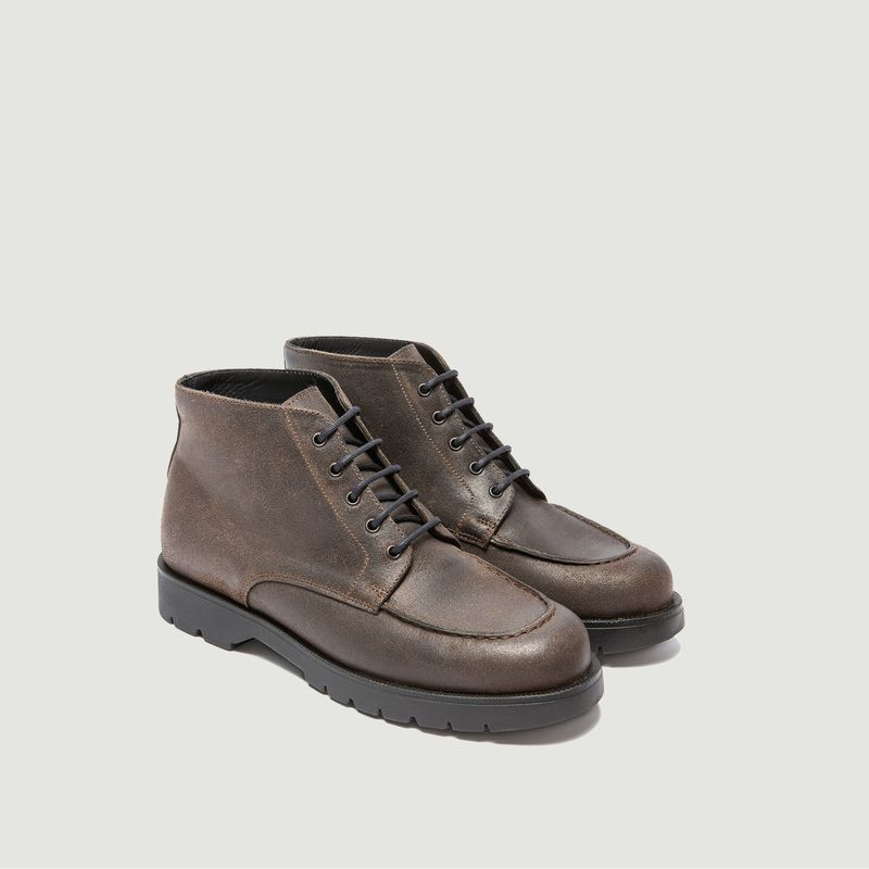 Oxal EC lace-up crust leather boots - Kleman