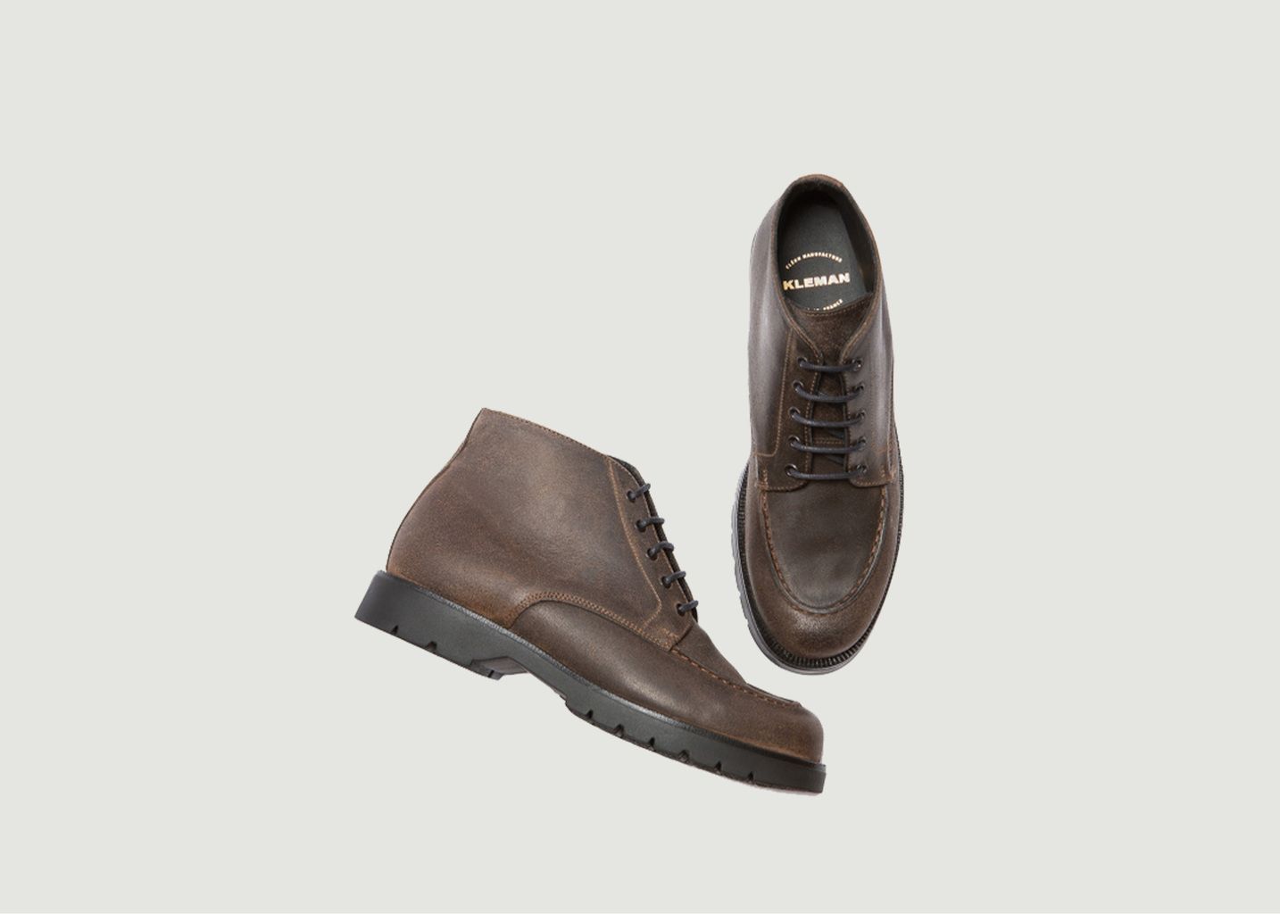 Oxal EC lace-up crust leather boots - Kleman