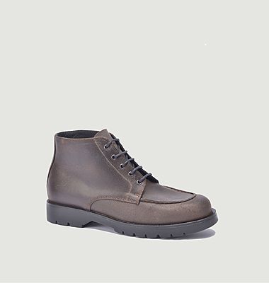 Oxal EC lace-up crust leather boots